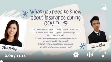 FAQs on Personal Insurance for COVID-19